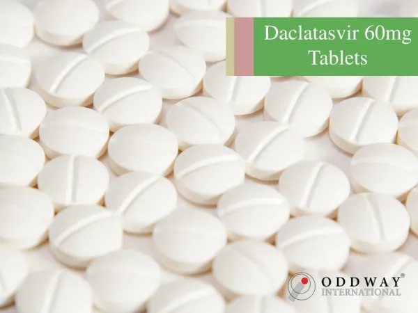 Daclatasvir 60mg Tablets | Hepatitis Drugs Wholesaler | Generic Alternative Brands Of Indian Generic Daclatasvir 60mg Ta