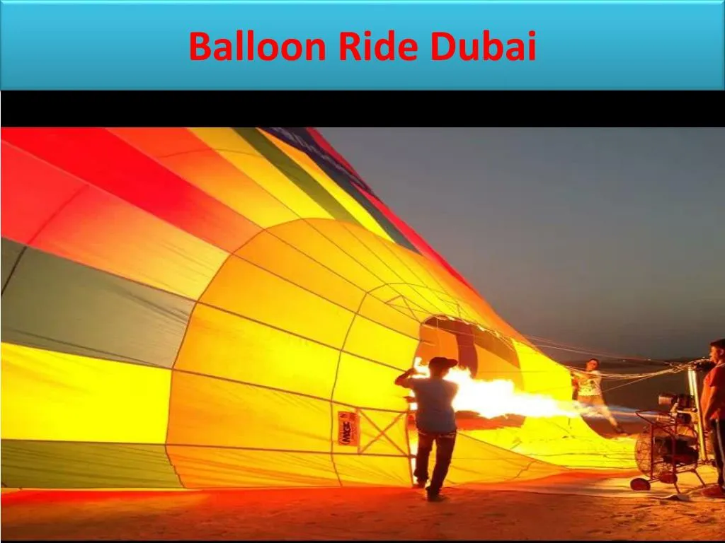 balloon ride dubai