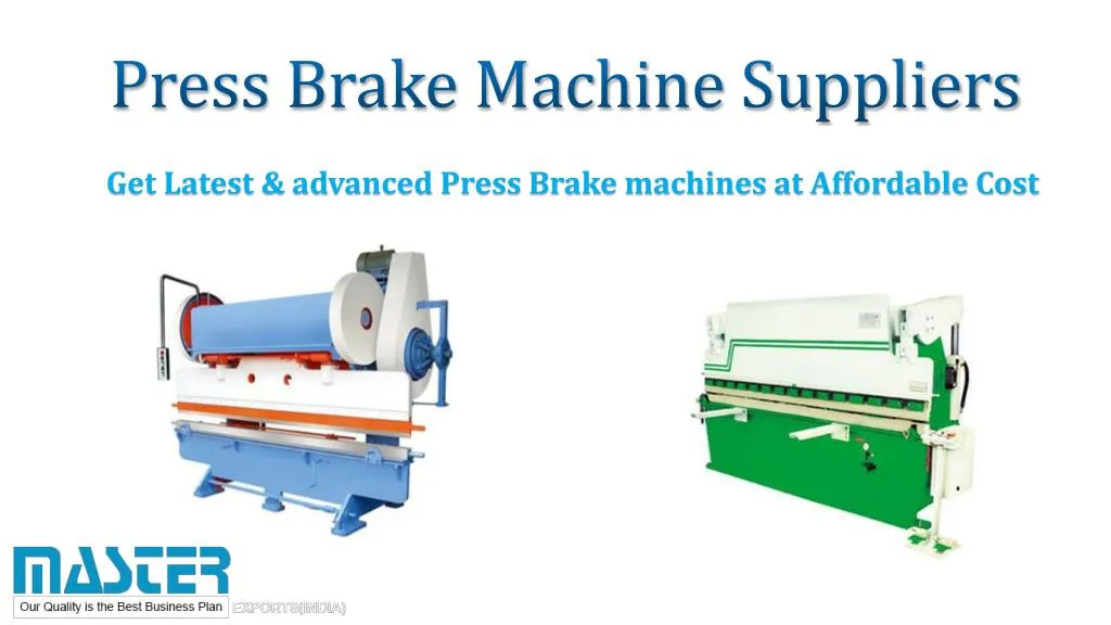 press brake machine suppliers