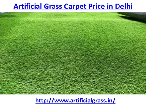 What is the best artificial grass carpet price in Delhi