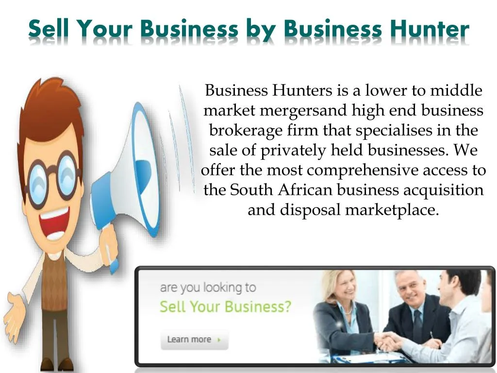 sell your business by business hunter