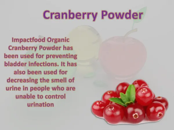 Organic Aronia Berry Powder is Good for Health