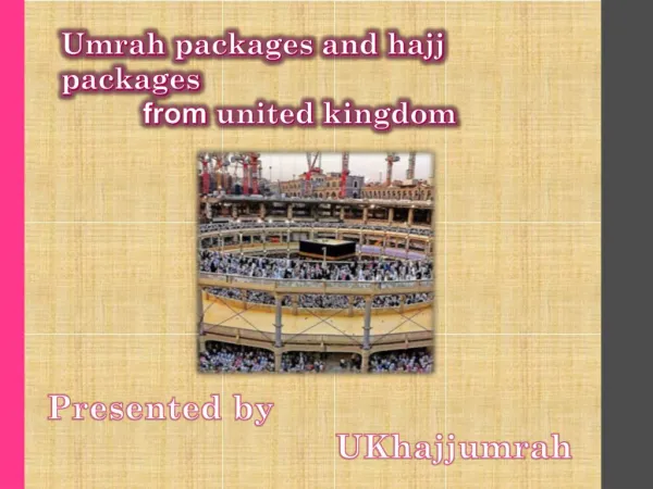 umrah packages from uk