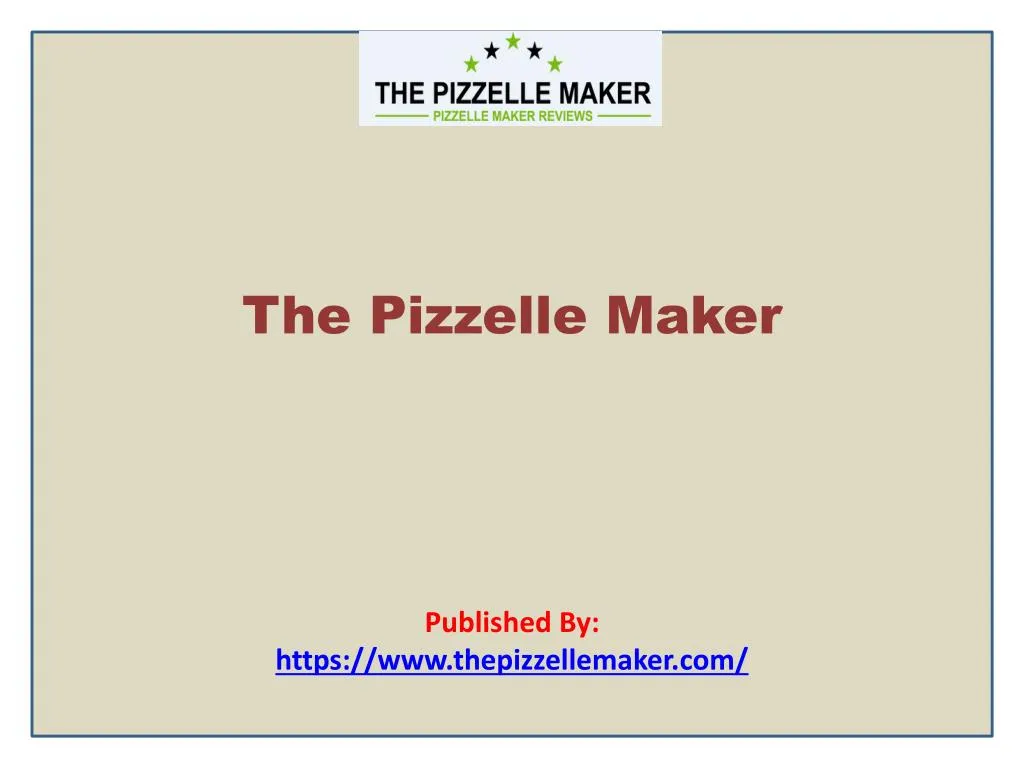 the pizzelle maker published by https www thepizzellemaker com