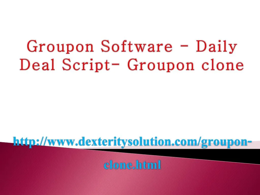 groupon software daily deal script groupon clone