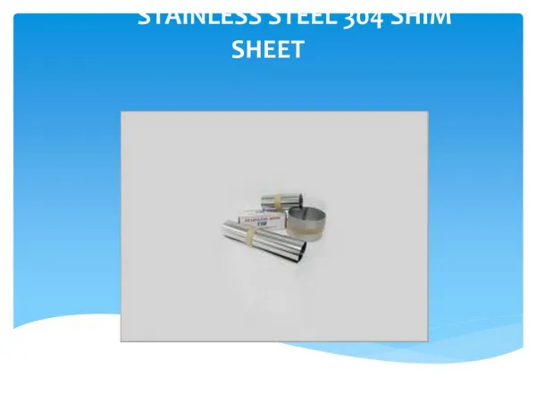 stainless steel 304 shims manufacturer