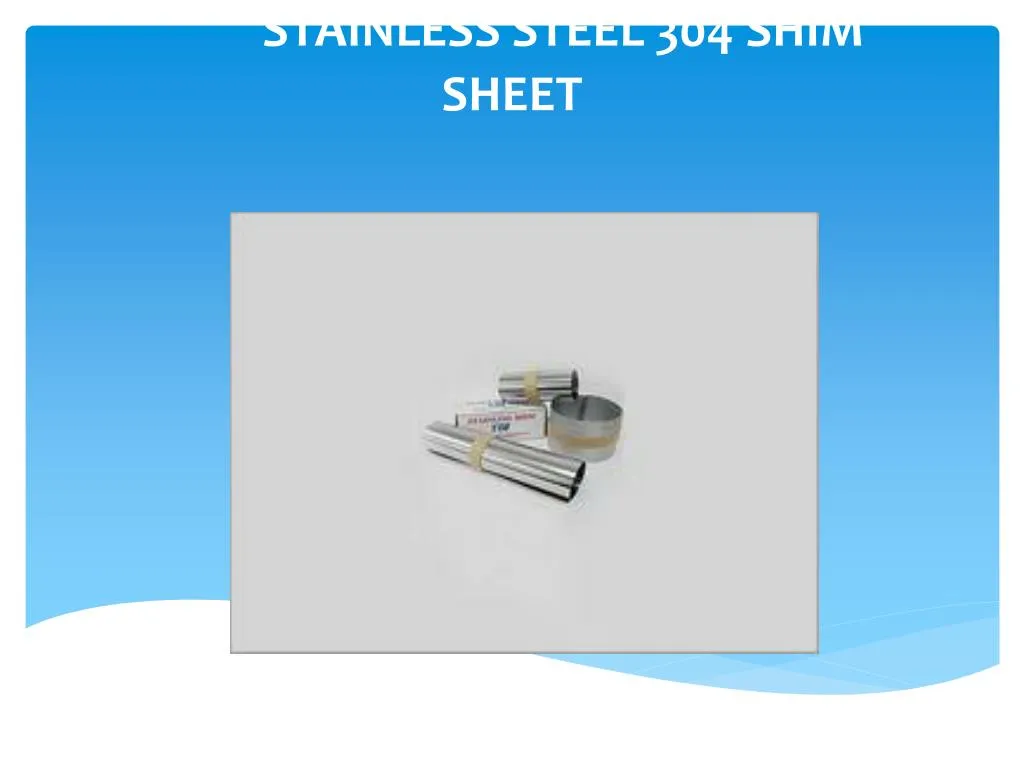 stainless steel 304 shim sheet