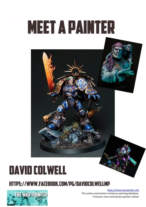 Meet commission miniature painter David Colwell