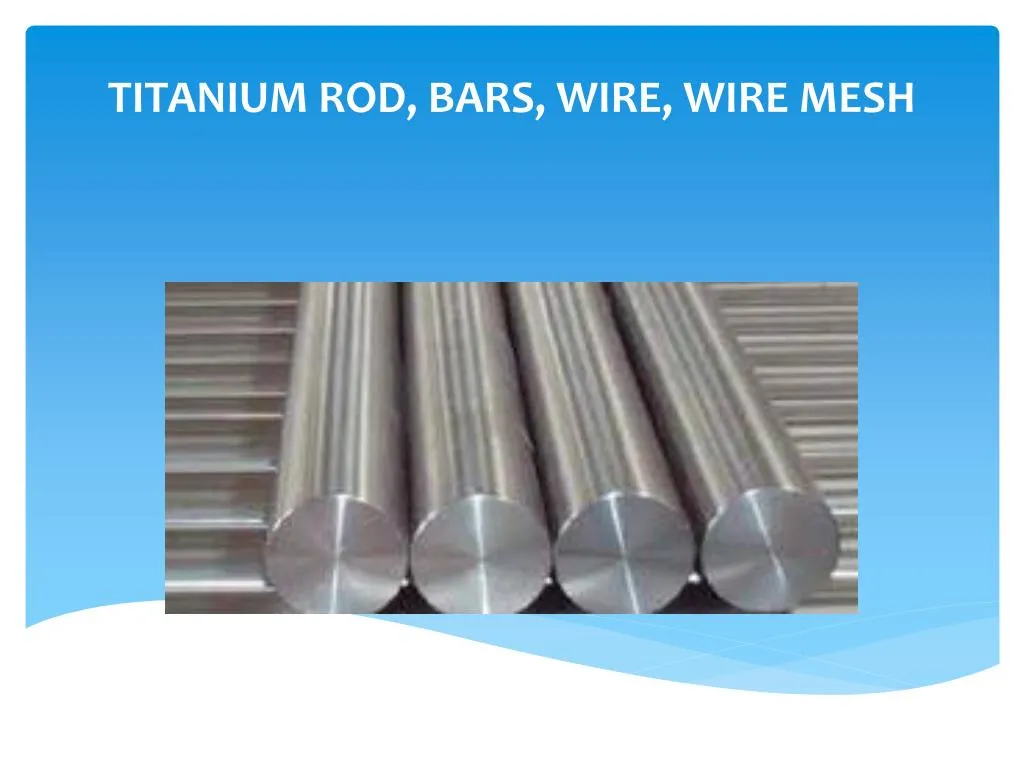 titanium rod bars wire wire mesh