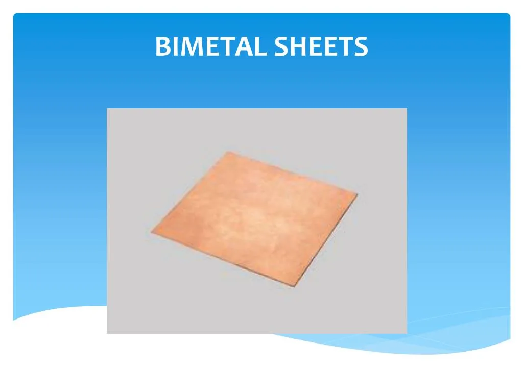 bimetal sheets