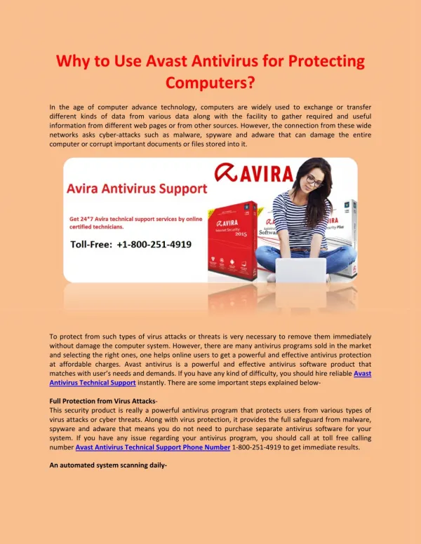 Why to Use Avast Antivirus for Protecting Computers?