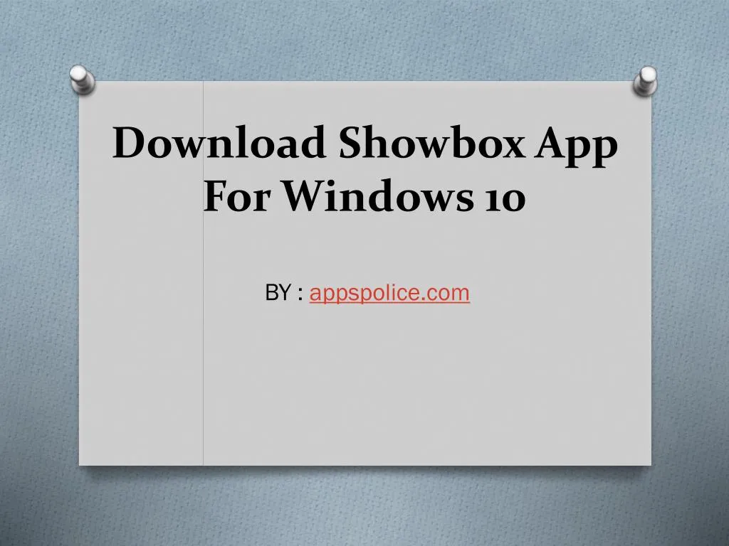download showbox app for windows 10