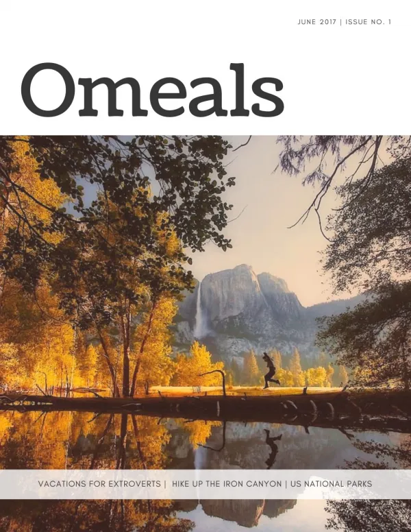 Omeals Monthly Adventures Journal