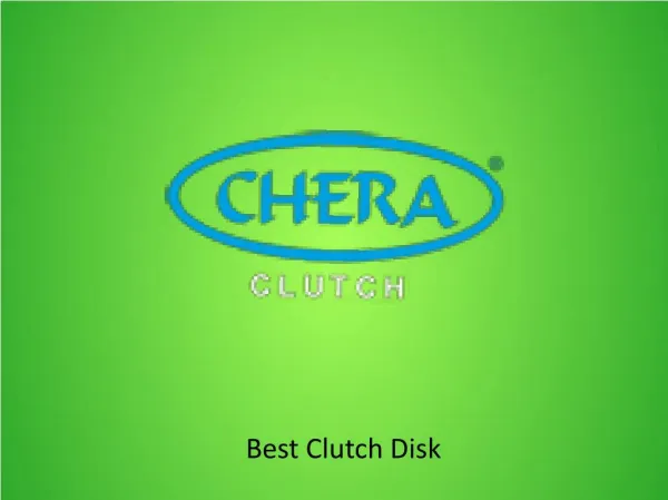 Clutch Disk