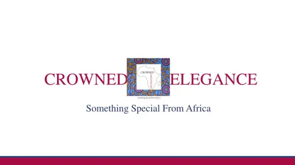 Crowned Elegance African American Apparel - African Attire for Women