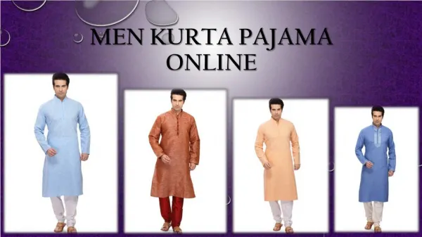 Men Kurta Pajama Online