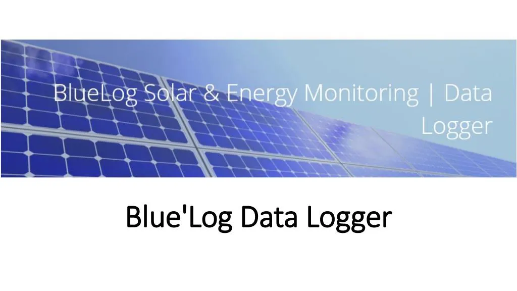 blue log data logger