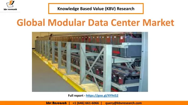 Global Modular Data Center Market Share