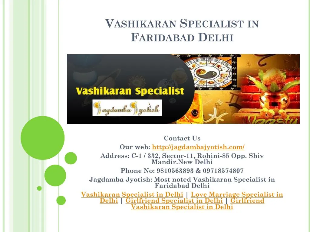 vashikaran specialist in faridabad delhi