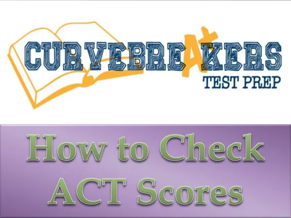 How to Check ACT Scores