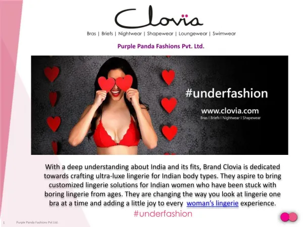PPT - Clovia - Panty Must Haves PowerPoint Presentation, free