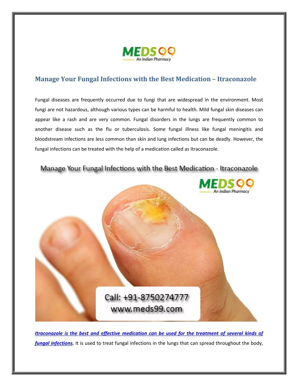manage your fungal infections with the best