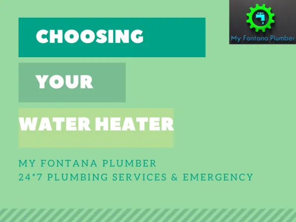 Proficient Water Heater Repair Services