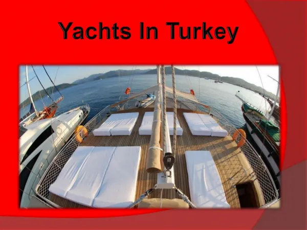 yachting turkey
