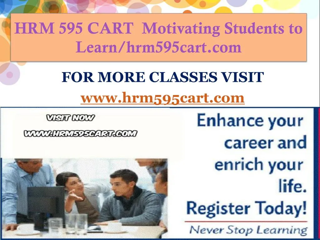hrm 595 cart motivating students to learn hrm595cart com
