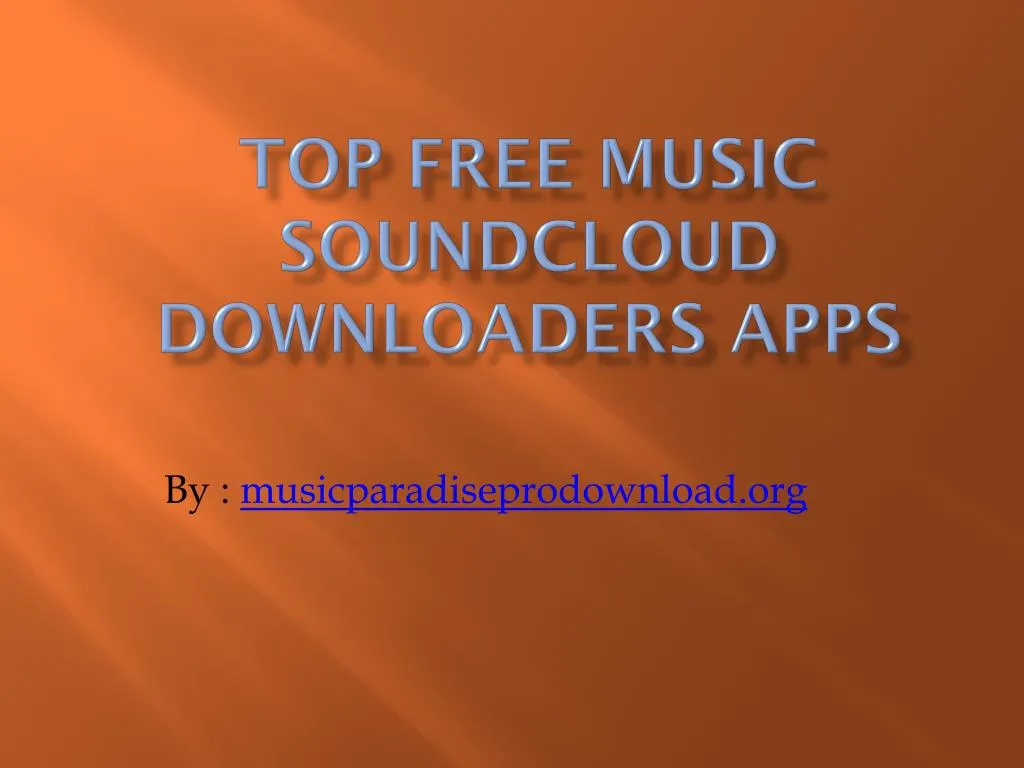 top free music soundcloud downloaders apps