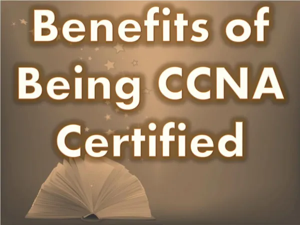 benefits of being ccna certified