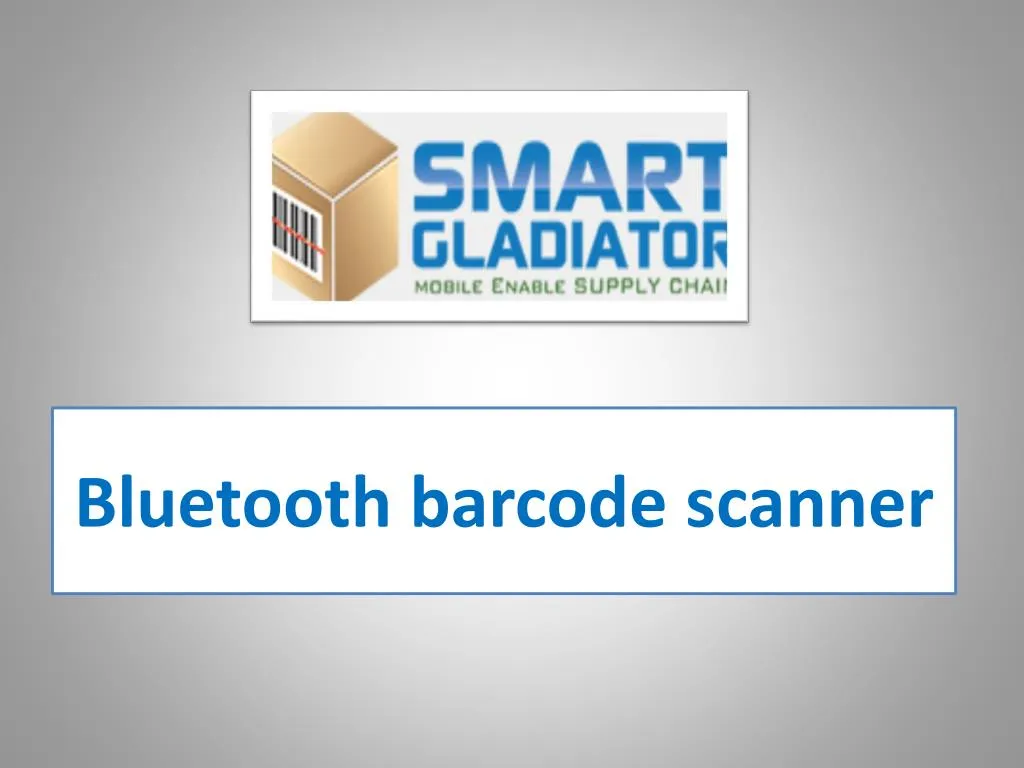 bluetooth barcode scanner