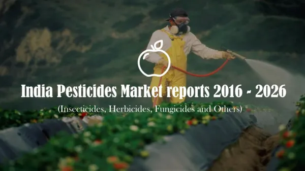 India Pesticides Market Reports 2016 - 2026 | Jsb Market Research