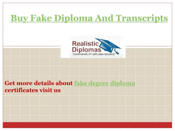 Buy fake college diplomas and transcripts