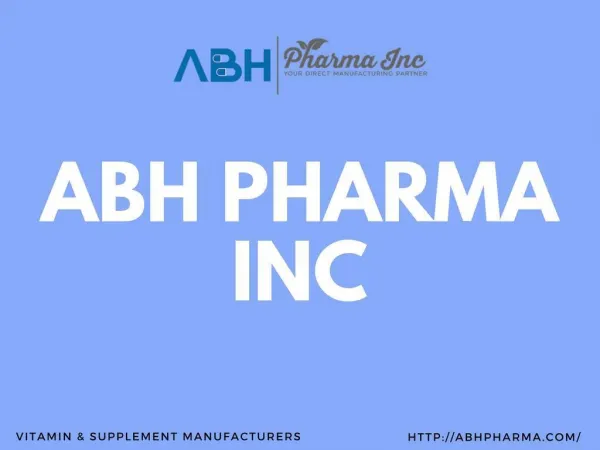 ABH Pharma Inc Reviews