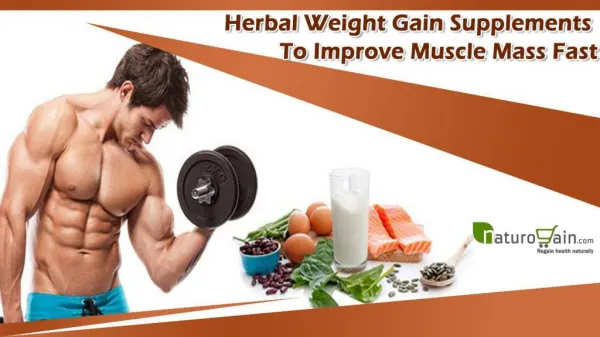Herbal Weight Gain Supplements To Improve Muscle Mass Fast