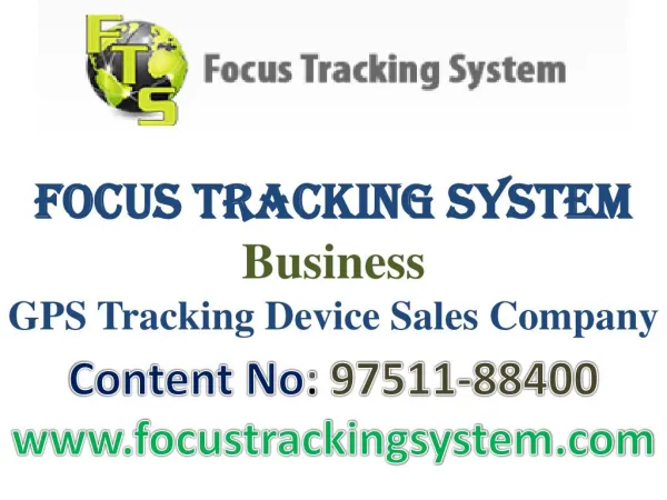 GPS Car Bike Tracking and Personal Tracker System in Coimbatore
