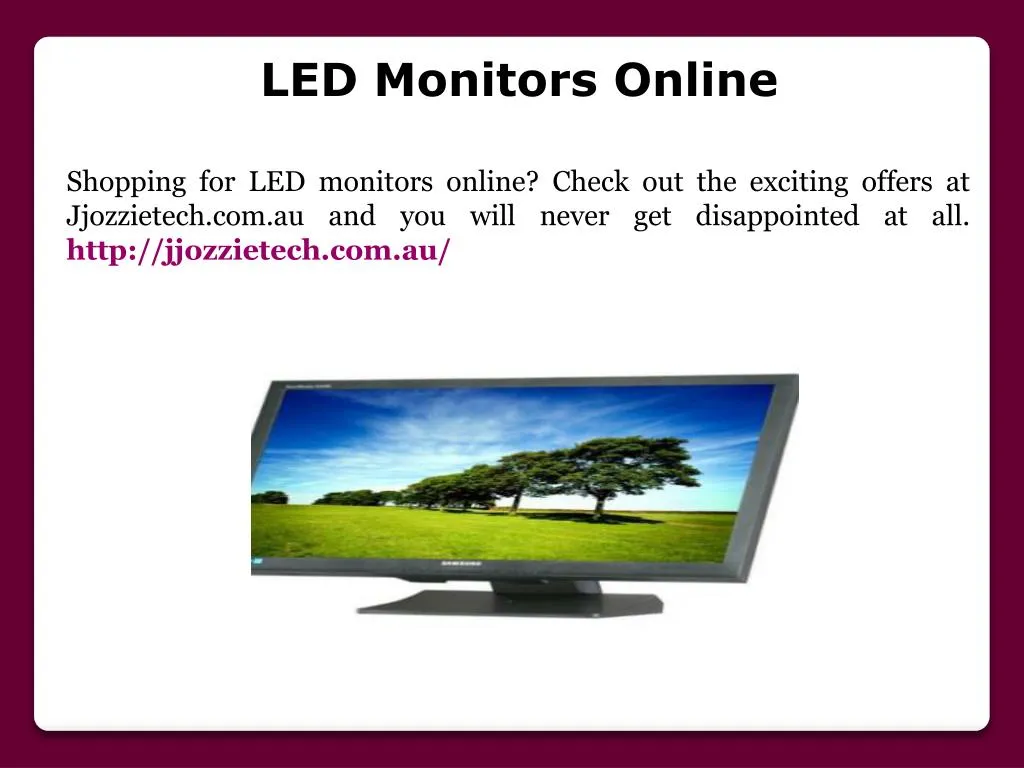led monitors online