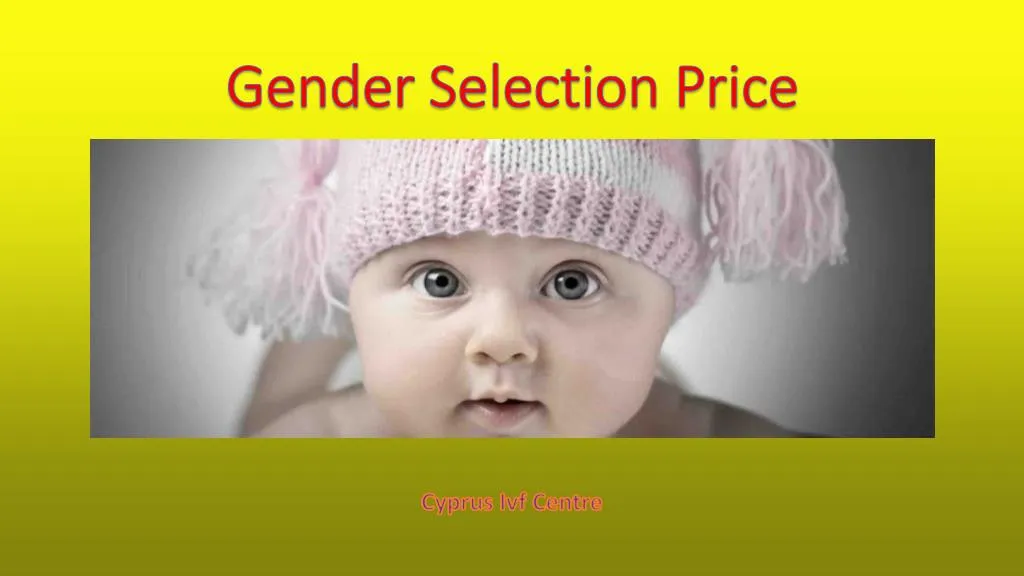 gender selection price