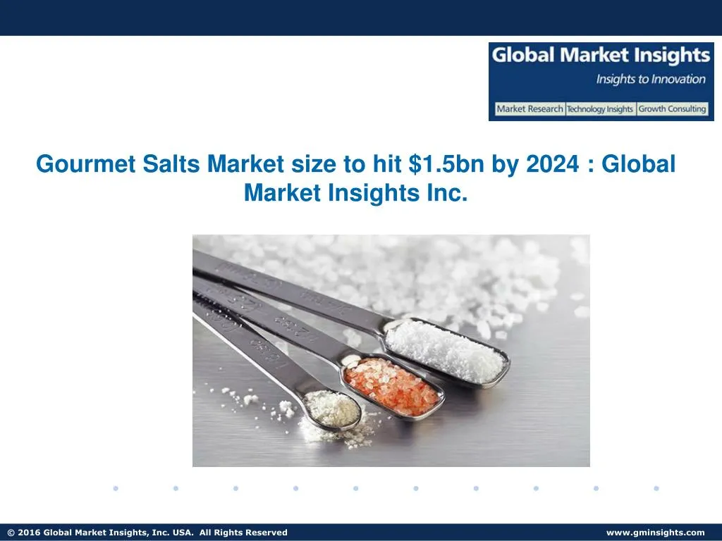 gourmet salts market size to hit 1 5bn by 2024