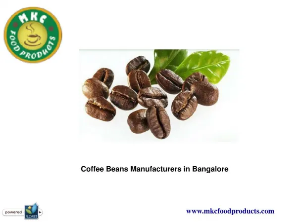 Coffee Beans Manufacturers in India