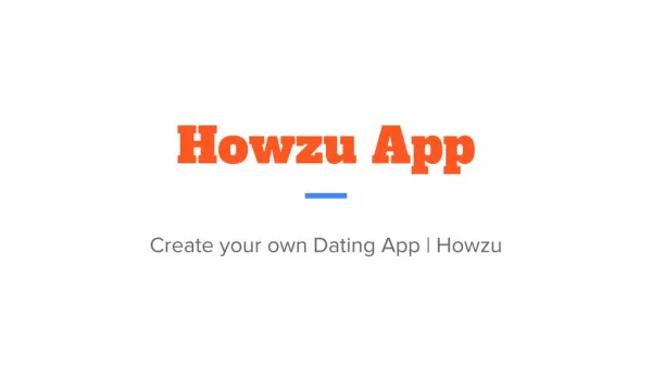 Dating App Demo | Appkodes - Howzu App