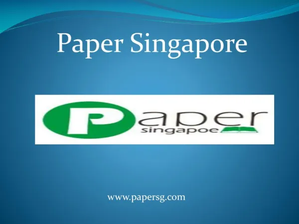 PaperSG–2017年新加坡最优论文代写品牌