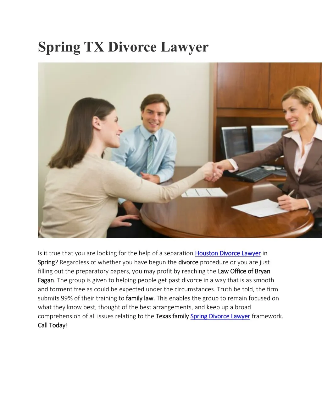 spring tx divorce lawyer