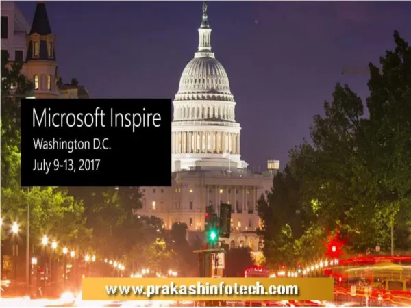 The Top Four Reasons to Attend Microsoft Inspire 2017