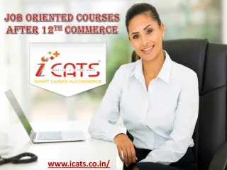 Job oriented courses after 12th commerce - slide 1