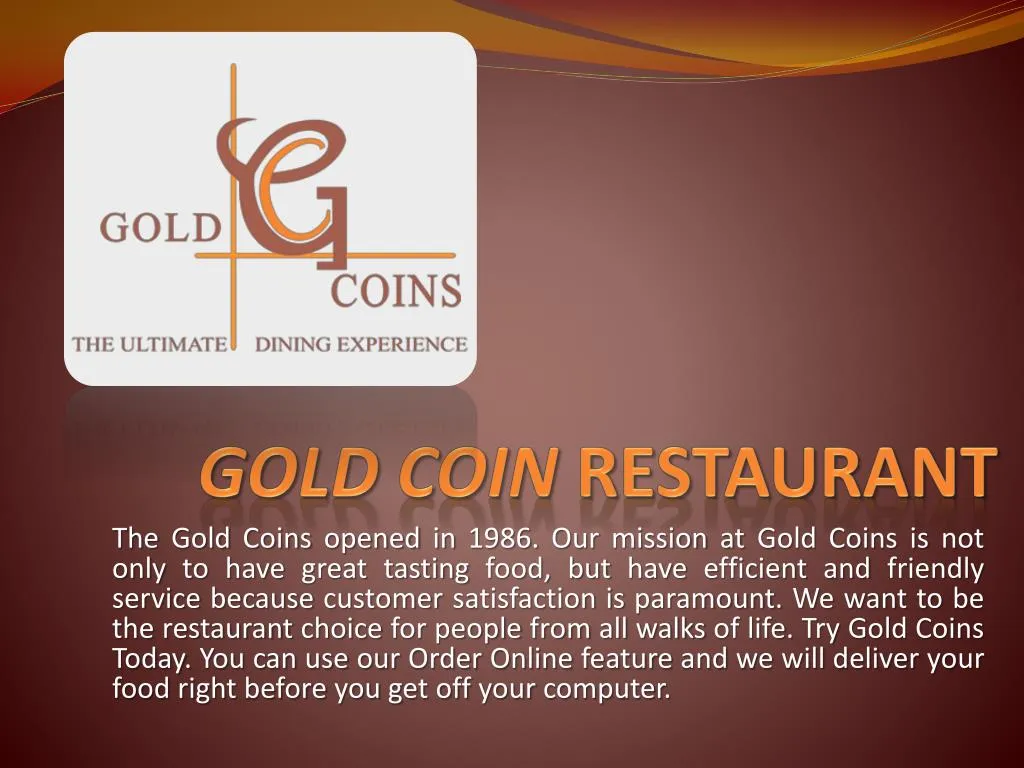 gold coin restaurant