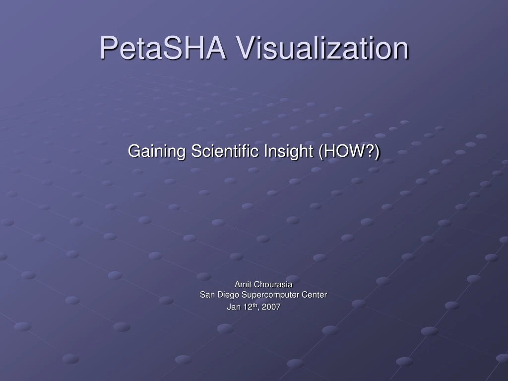 petasha visualization
