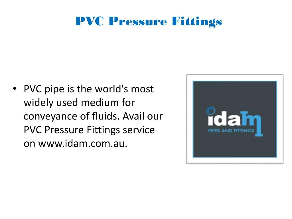 pvc pressure fittings