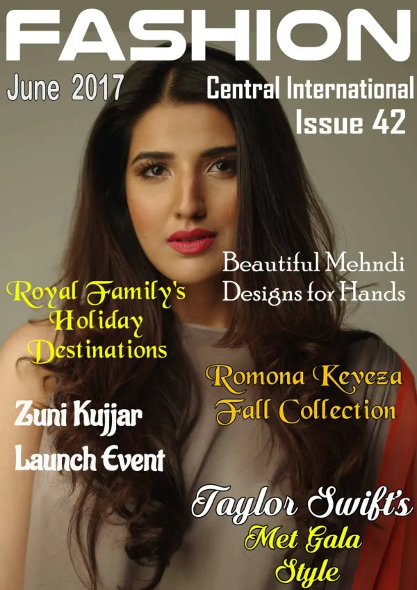 Fashion central international june issue 2017